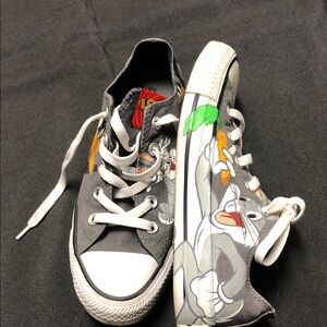 Warner Bros. Looney Tunes Sneakers - Gray and White